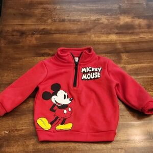 Disney Red Sweatshirt Cozy Hoodie
